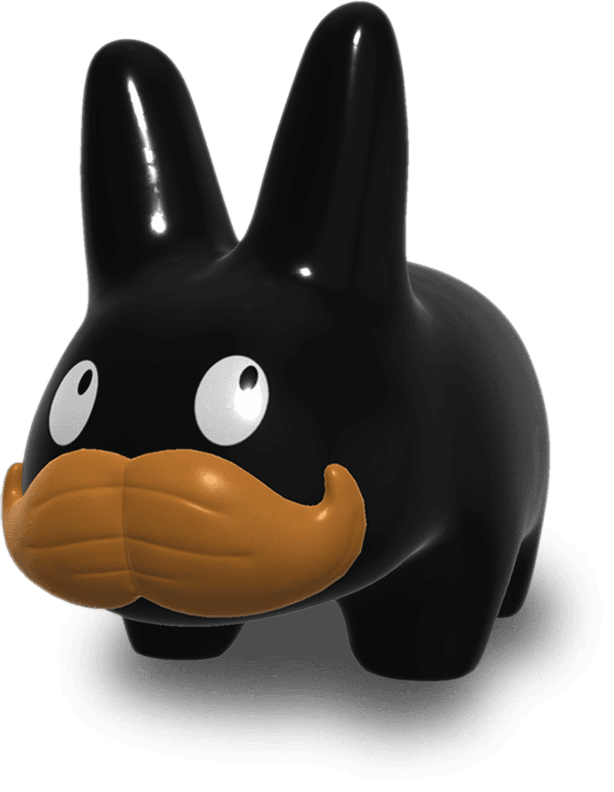 Happy ‘Stache Labbit image 1