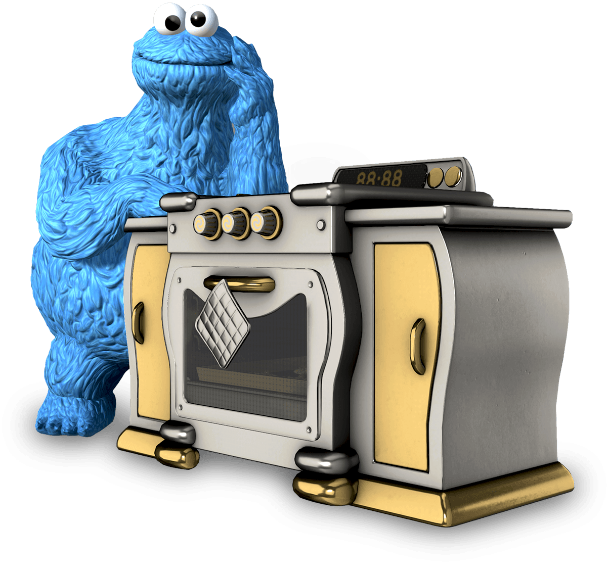 Cookie Monster - Gold image 1