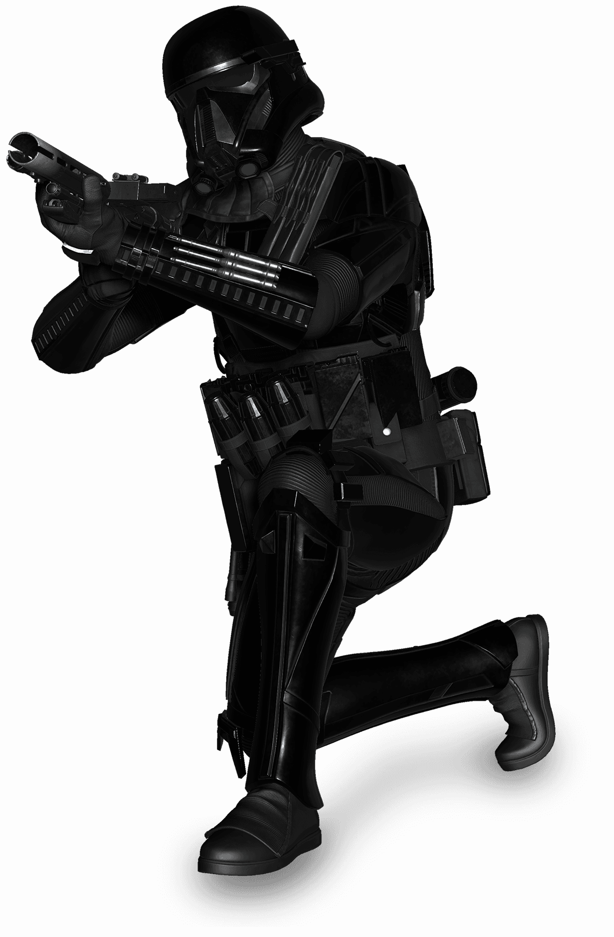 Death Trooper E-11D - Crouching