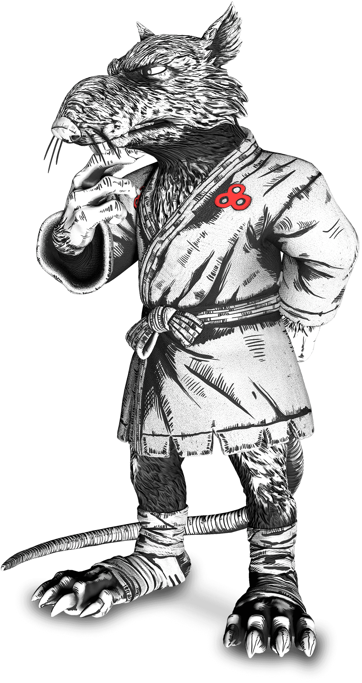 Master Splinter - Black & White Variant Collectible