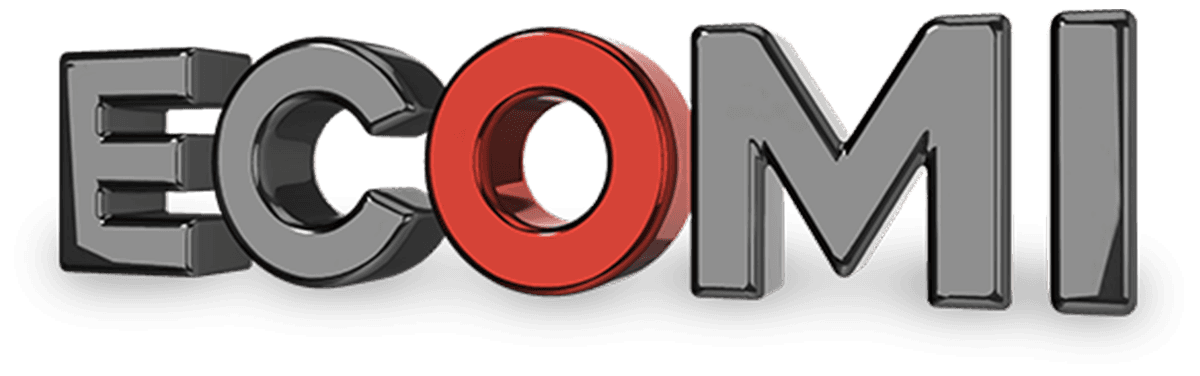 ECOMI Logo Red Silver image 1