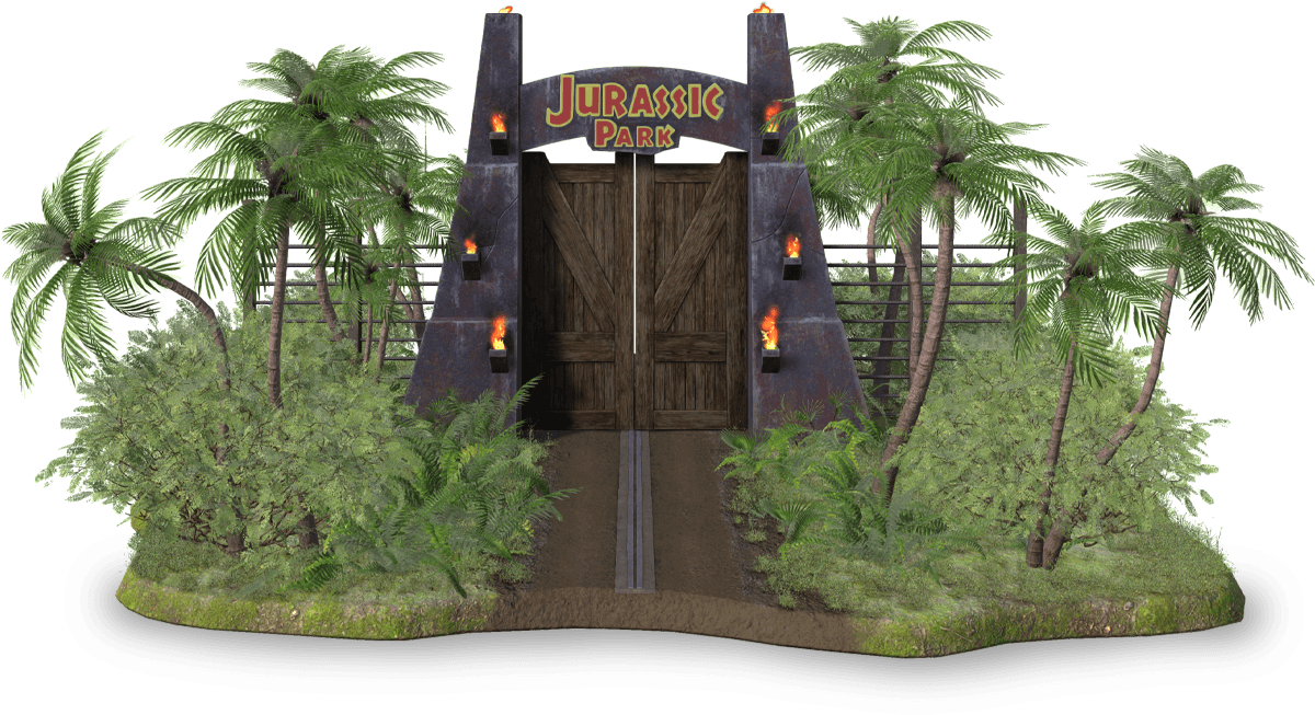 Jurassic Park Gates