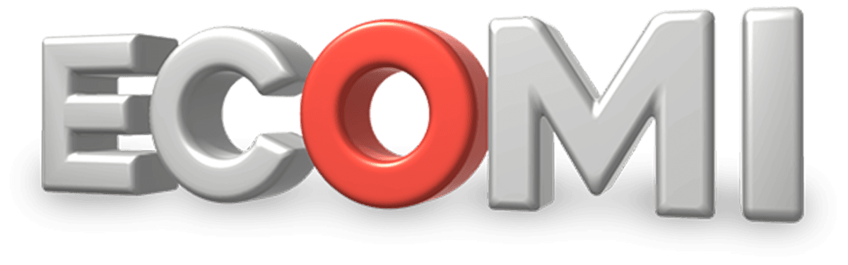 ECOMI Logo Red White