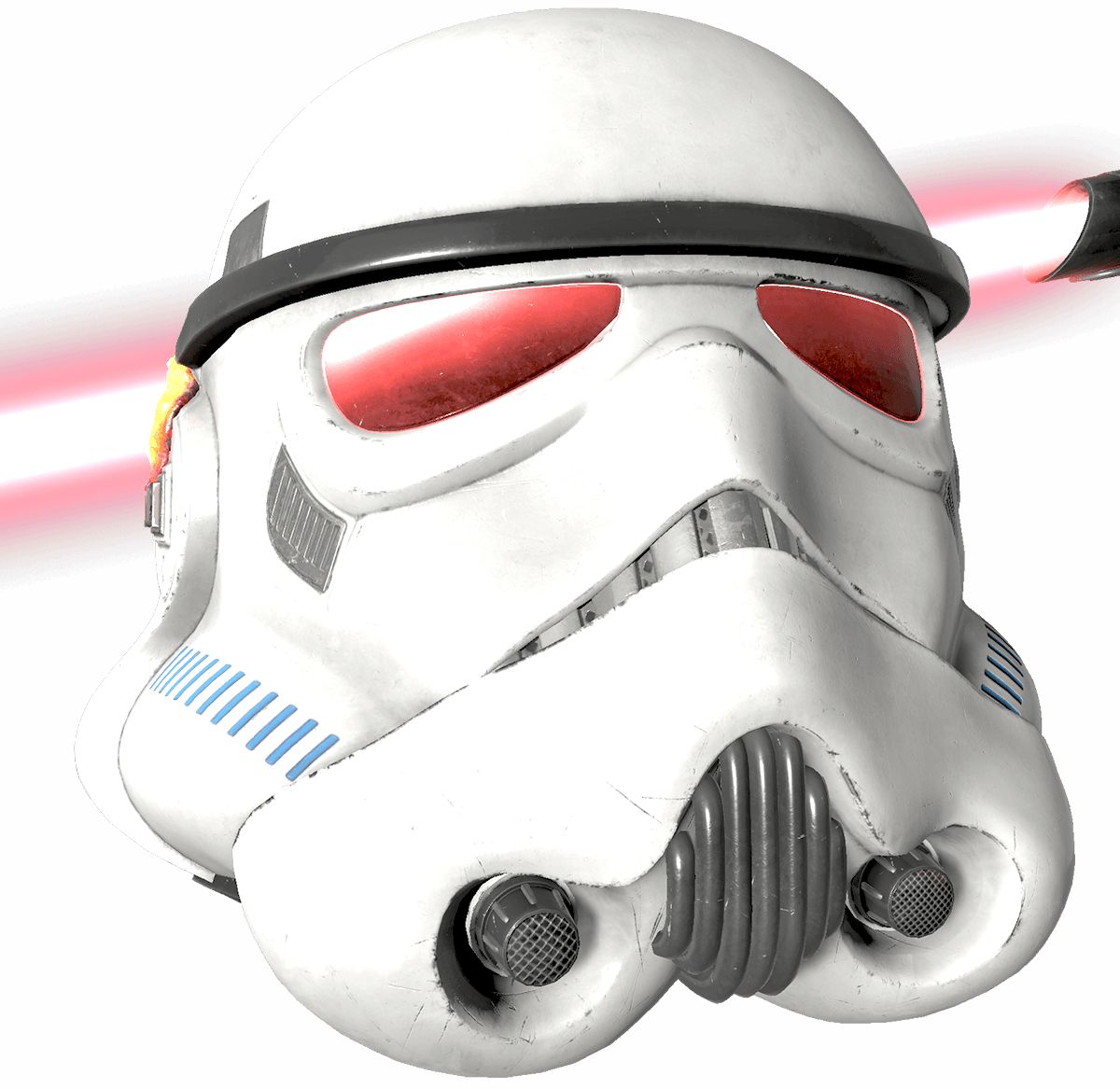 Stabbed Trooper Helmet image 1