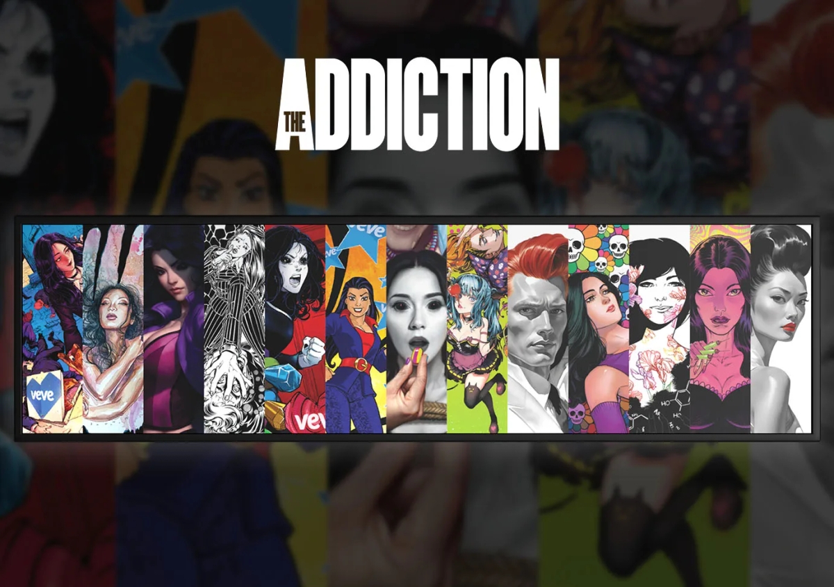 Addiction Visual Creative Faces of The ADDICTION | VeVe