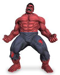Red Hulk collectible on VeVe