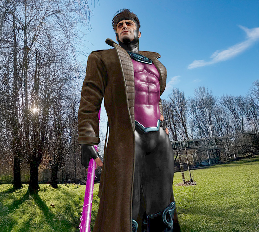 Gambit collectible in augmented reality