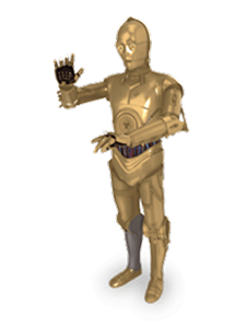 C-3PO collectible on VeVe