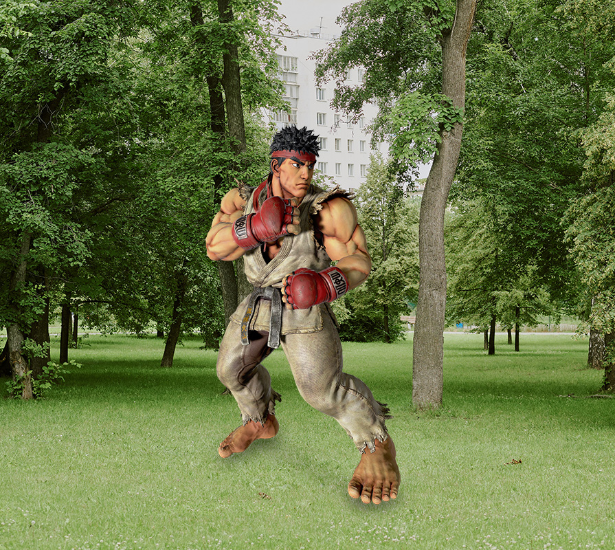 Ryu VeVe collectible in augmented reality