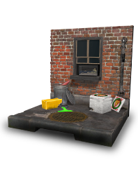 Born Below Gold TMNT Diorama collectible on VeVe