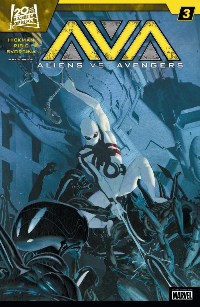 Cover for Aliens Vs. Avengers issue 3