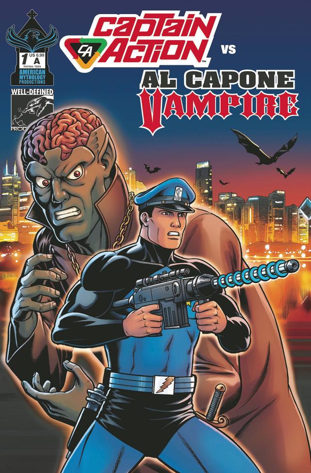 Cover for Captain Action vs Al Capone Vampire issue 1