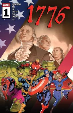 Cover for comic book series called 1776