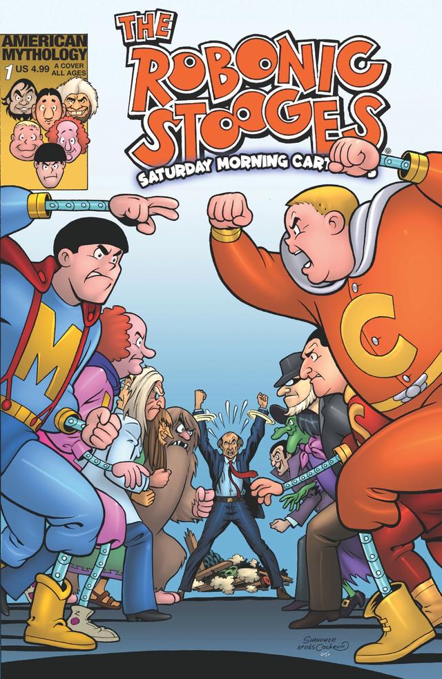 Cover for The Robonic Stooges: Saturday Morning Cartoons issue 1