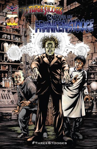 Cover for Three Stooges Curse of Frankenstooge issue number 1