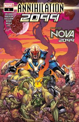 Cover for comic book series called Annihilation 2099