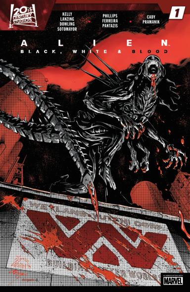 Cover for Alien: Black, White & Blood issue number 1