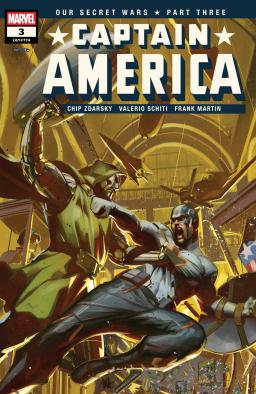 Cover for comic book series called All-New Captain America