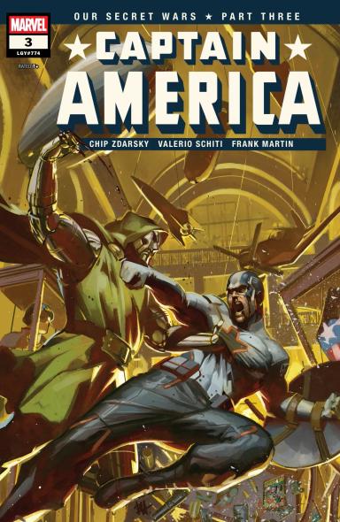 Cover for comic book series called All-New Captain America