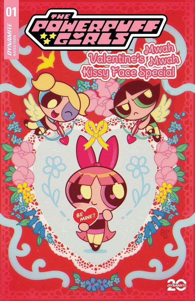 Cover for The Powerpuff Girls: Valentine's Mwah Mwah Kissy Face Special issue 1