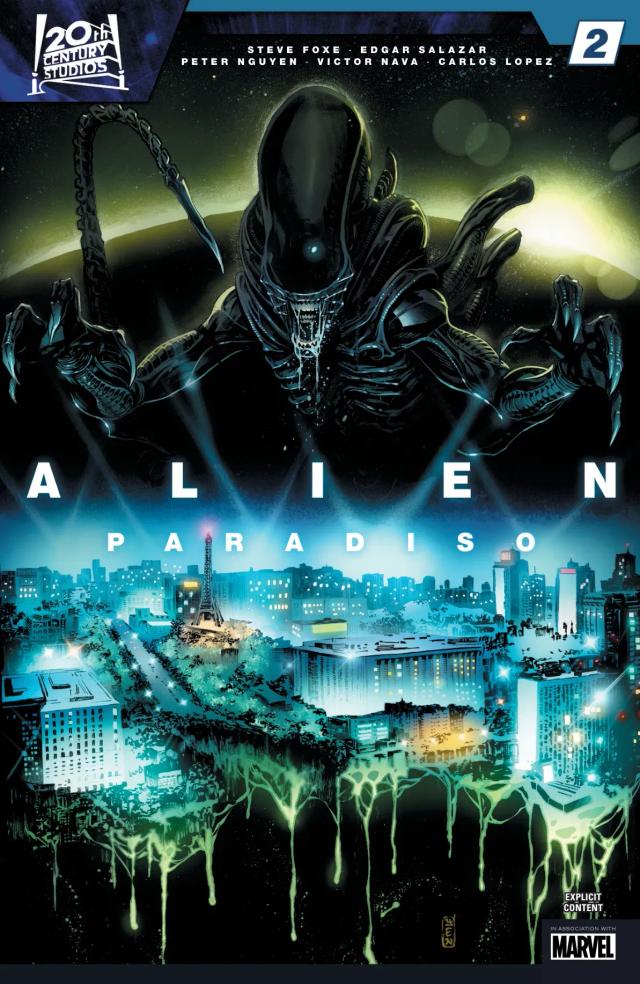 Cover for Alien: Paradiso issue 2