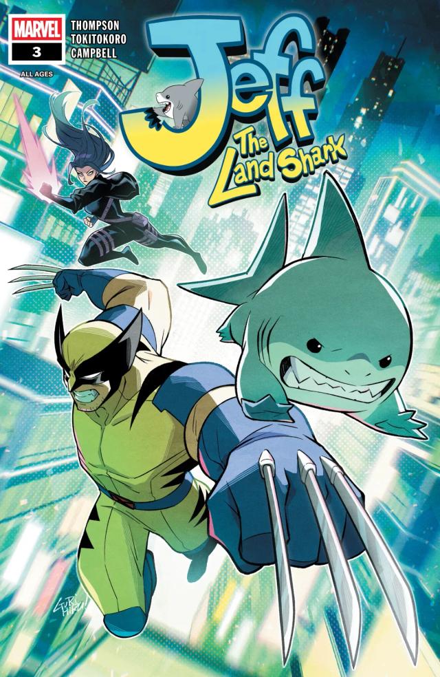 Cover for Jeff the Land Shark issue 3