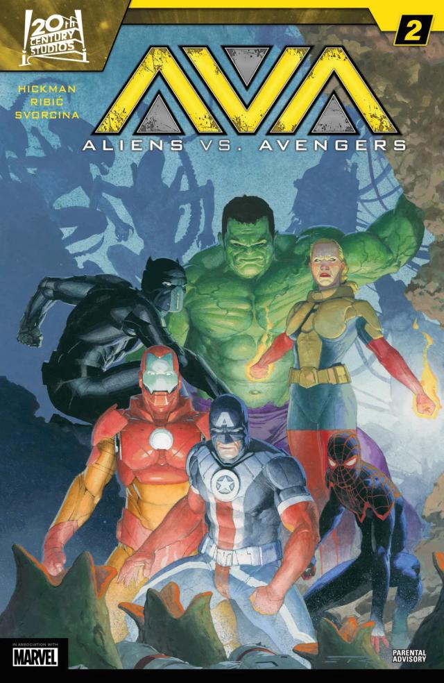 Cover for Aliens Vs. Avengers issue 2