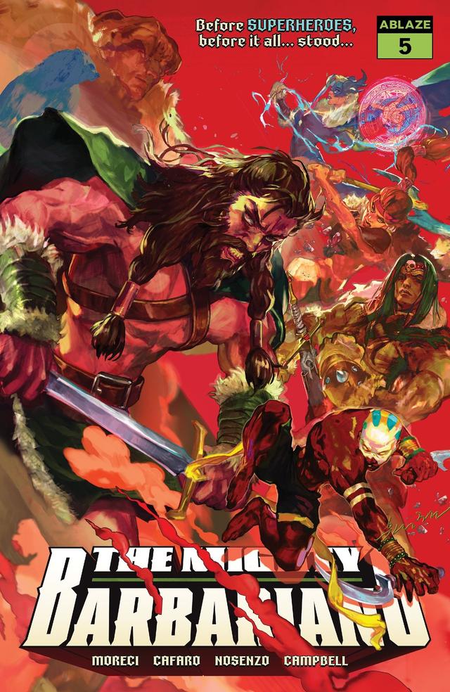 Cover for The Mighty Barbarians issue 5