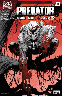Cover for Predator: Black, White & Blood issue number 4