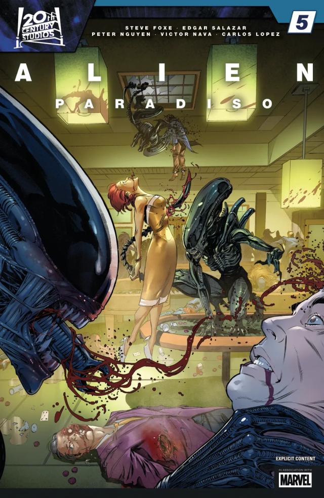 Cover for Alien: Paradiso issue 5