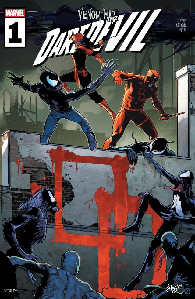 Cover for Venom War: Daredevil issue 1