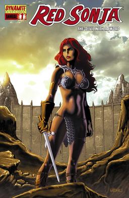 Cover for comic book series called Red Sonja She-Devil With A Sword Annual
