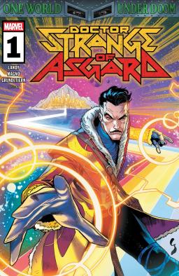 Cover for comic book series called Doctor Strange Of Asgard