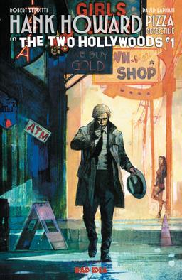 Cover for comic book series called HANK HOWARD, PIZZA DETECTIVE: THE TWO HOLLYWOODS