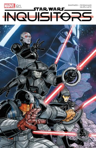 Cover for comic book series called Star Wars: Inquisitors