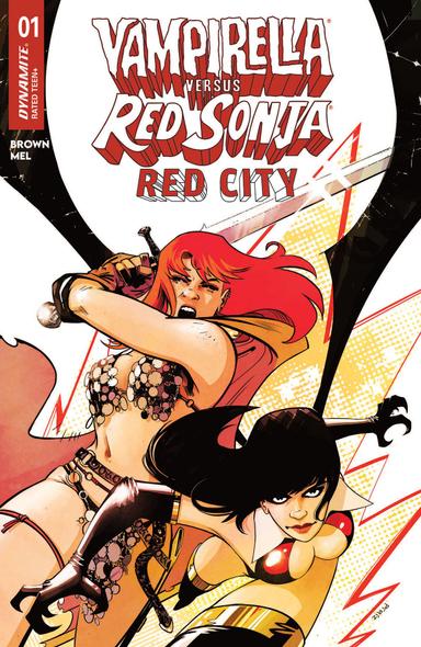Cover for Vampirella vs Red Sonja: Red City issue number 1