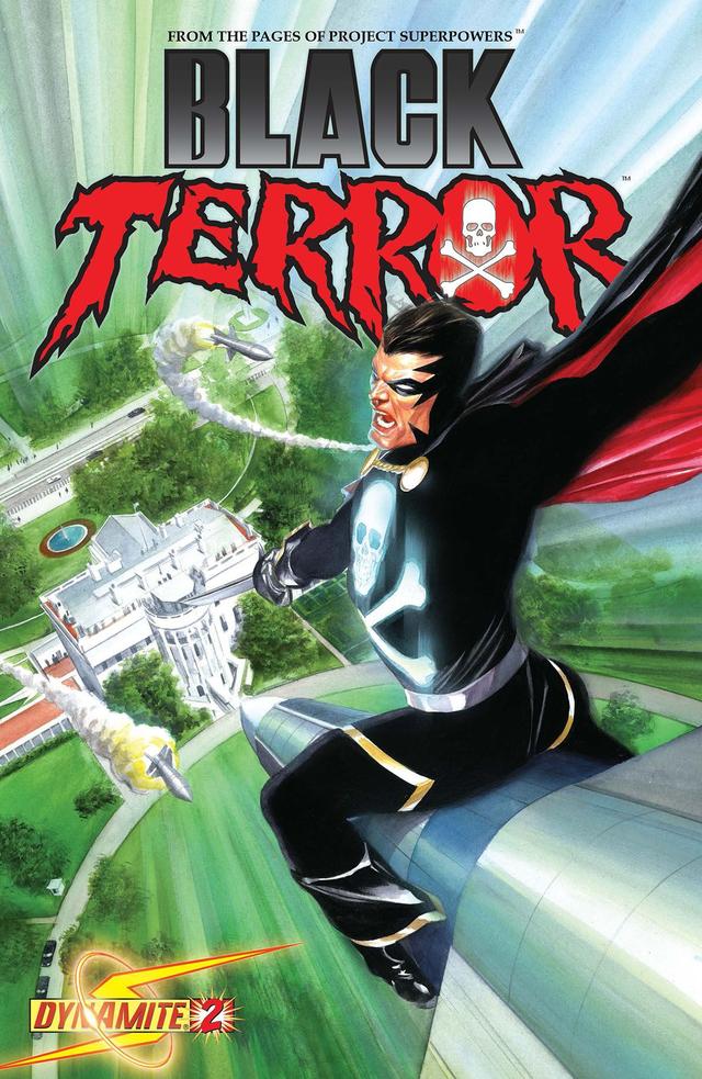 Cover for Black Terror issue 2