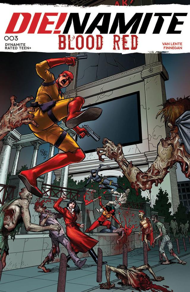 Cover for Die!Namite Blood Red issue 3