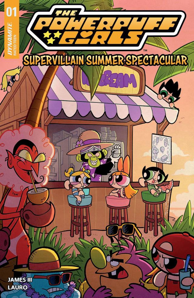 Cover for Powerpuff Girls: Supervillain Summer Spectacular issue 1