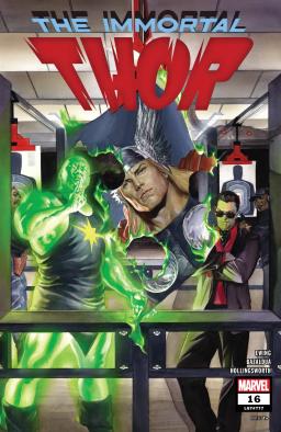 Cover for comic book series called The Immortal Thor