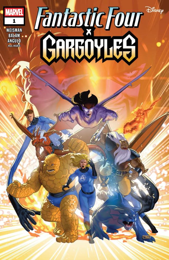 Cover for Fantastic Four/Gargoyles issue 1