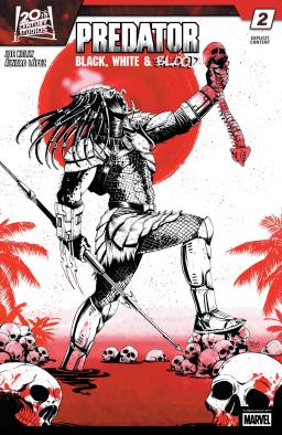 Cover for Predator: Black, White & Blood issue number 2