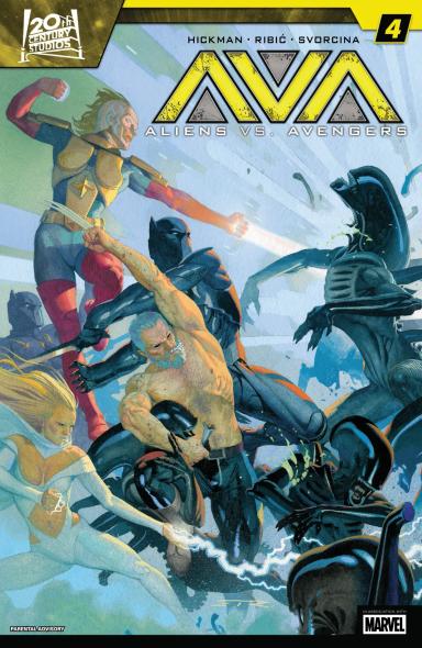 Cover for Aliens Vs. Avengers issue number 4