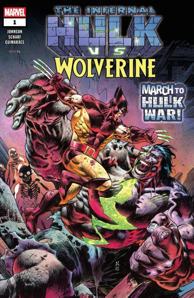 Cover for Infernal Hulk Vs. Wolverine issue 1