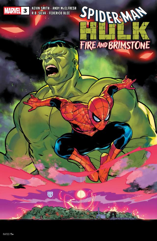 Cover for Spider-Man/Hulk: Fire And Brimstone issue 3