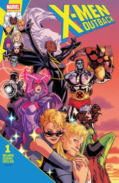 Cover for comic book series called X-Men: Outback