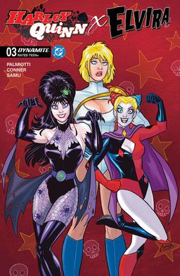 Cover for Harley Quinn X Elvira issue number 3