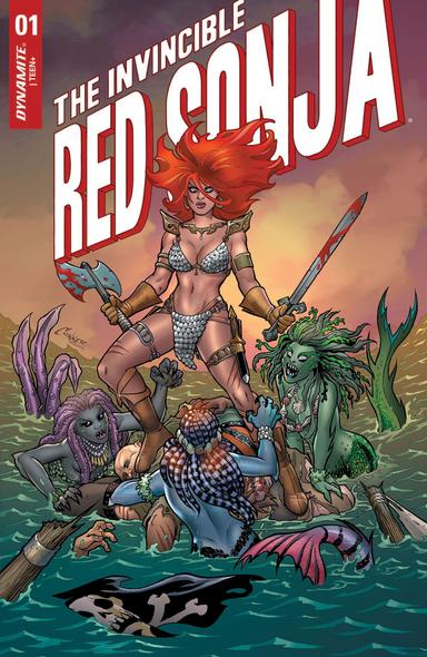 Cover for Invincible Red Sonja issue number 1