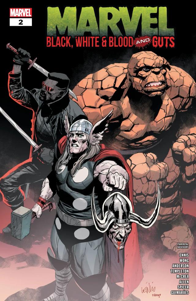 Cover for Marvel: Black, White & Blood And Guts issue 2