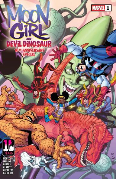 Cover for Moon Girl & Devil Dinosaur 10th Anniversary Special issue number 1